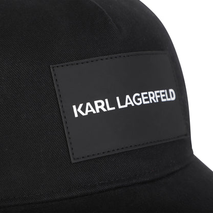 Karl Lagerfeld Baseball Cap w/ Front Logo Patch