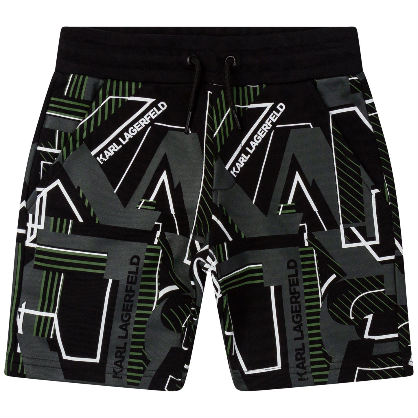 Karl Lagerfeld Boys Allover Logo Shorts