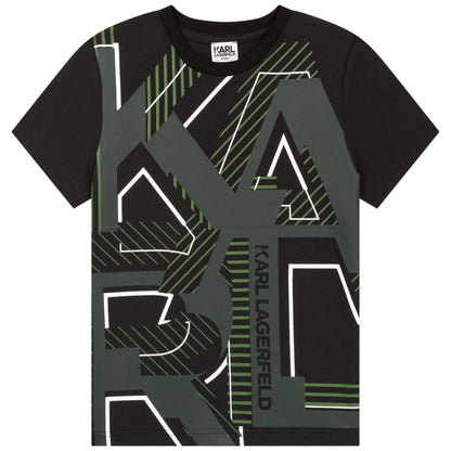Karl Lagerfeld Boys Abstract Logo T-Shirt