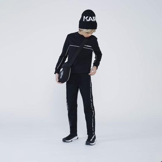 Karl Lagerfeld Boys Sweatshirt w/ Contrast Piping