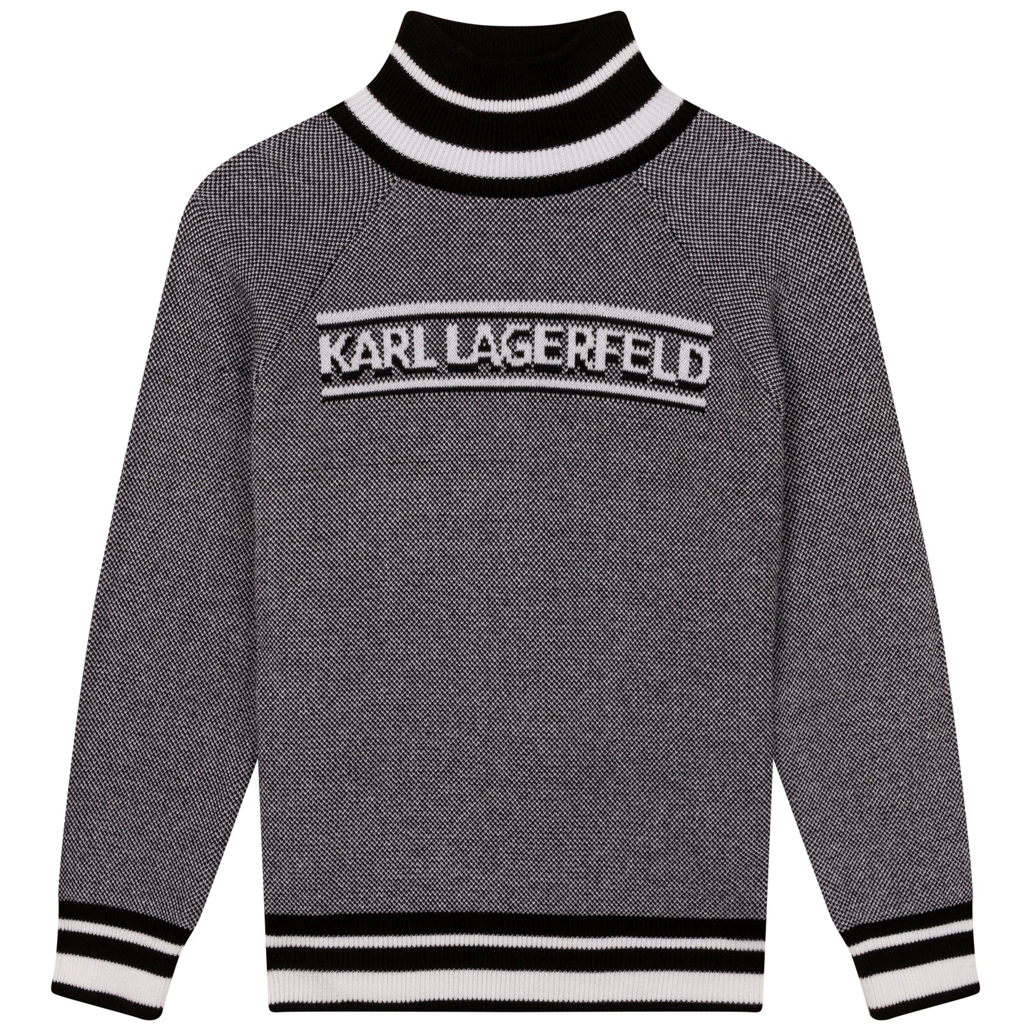 Karl Lagerfeld Turtleneck  Logo Sweater