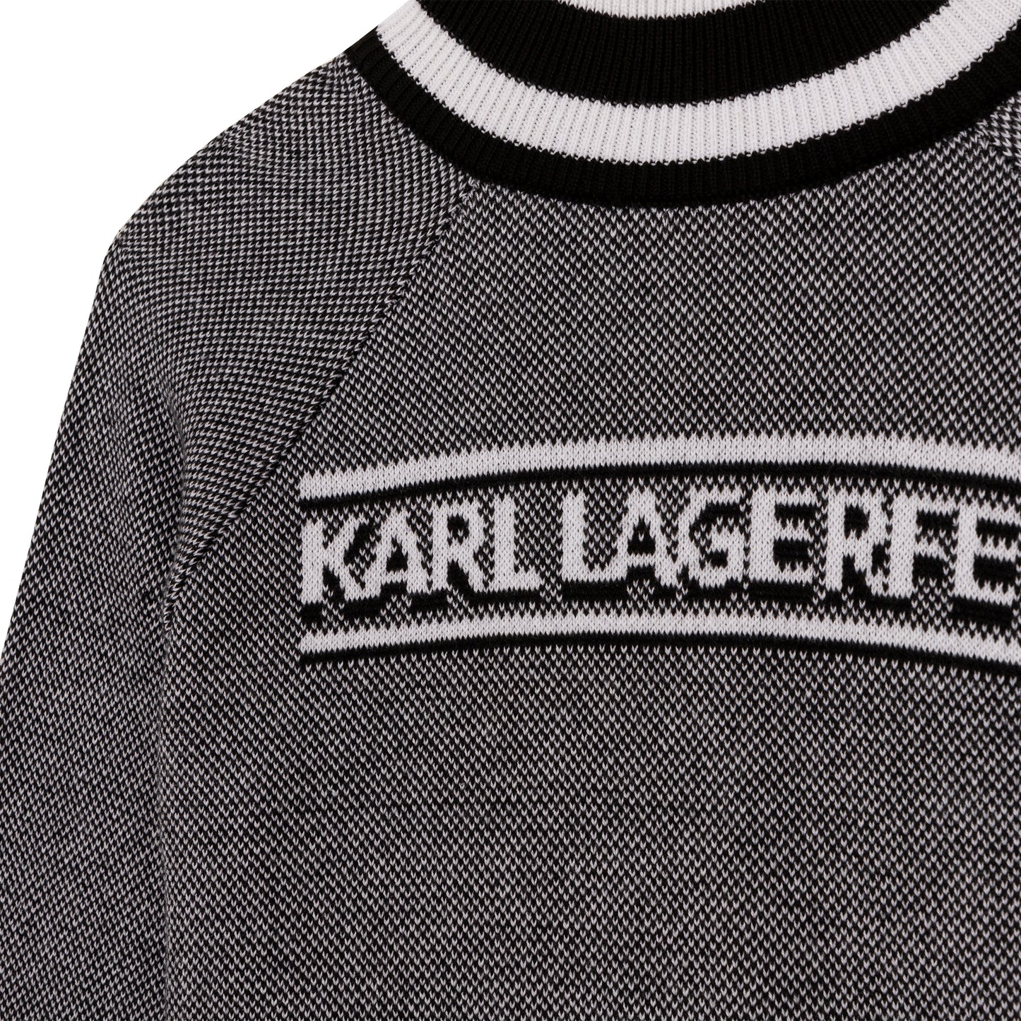 Karl Lagerfeld Turtleneck  Logo Sweater