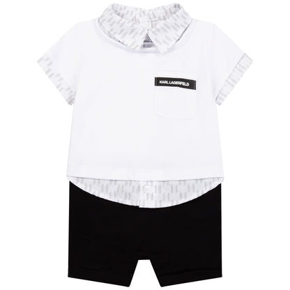 Karl Lagerfeld Baby Boy 3 in 1 Romper