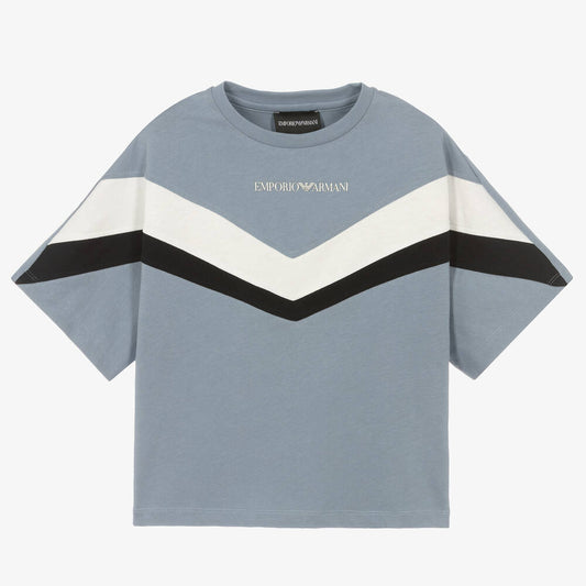 Armani Junior Short Sleeve T-Shirt w/ Logo