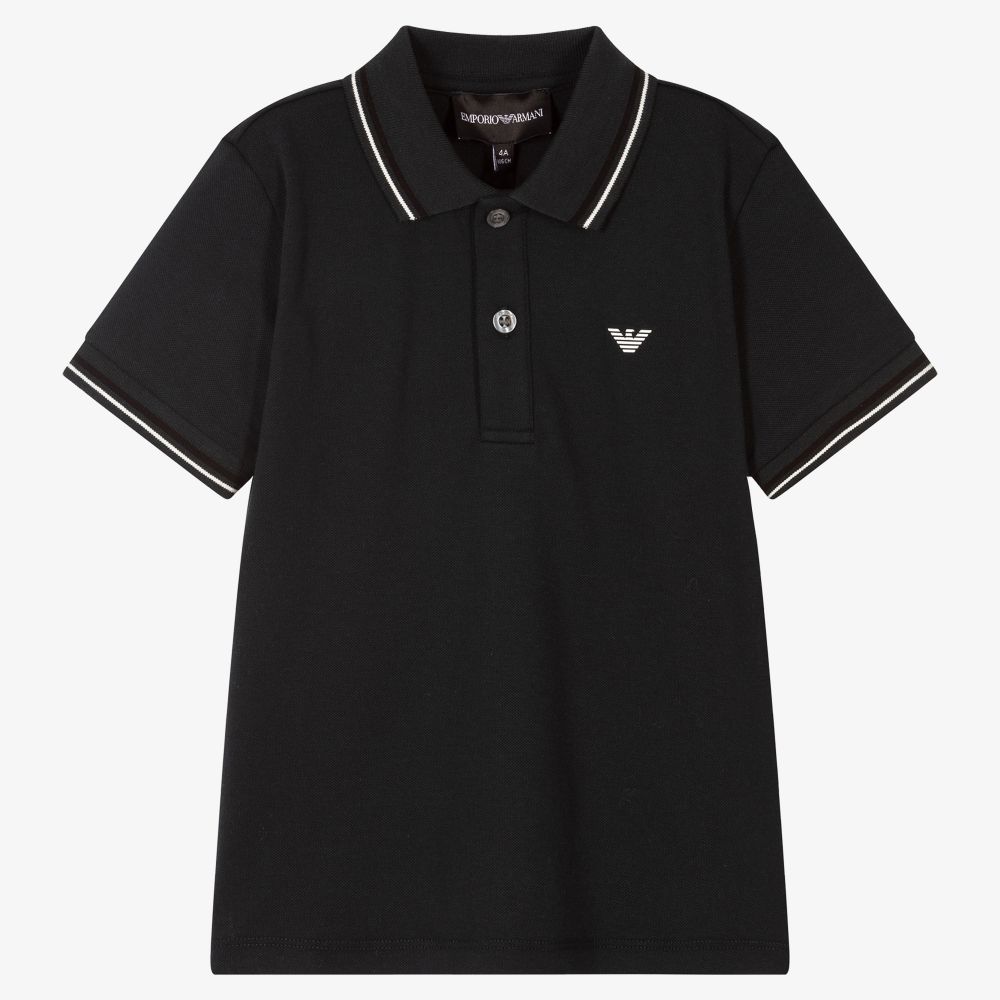 Armani Junior Boys Short Sleeve Polo Shirt