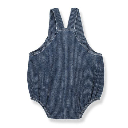 One + In the Family Ian Denim Romper