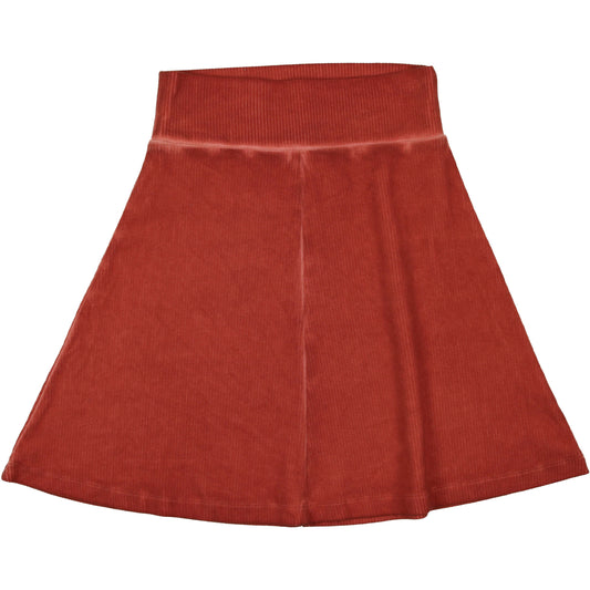 Coco Blanc Ribbed Skirt