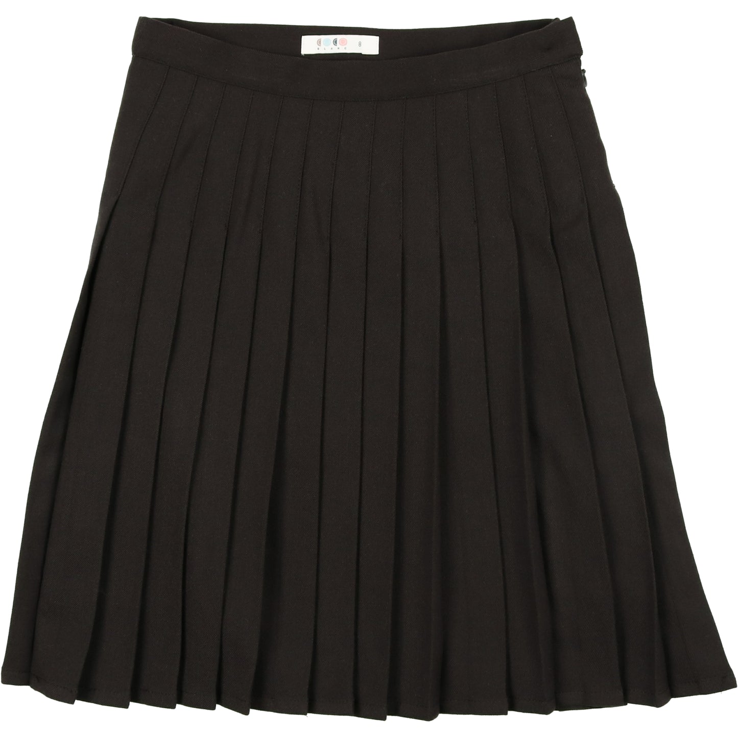 Coco Blanc Wool Pleated Skirt