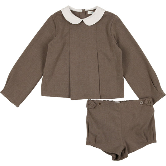 Coco Blanc Toddler Peter Pan Outfit Set