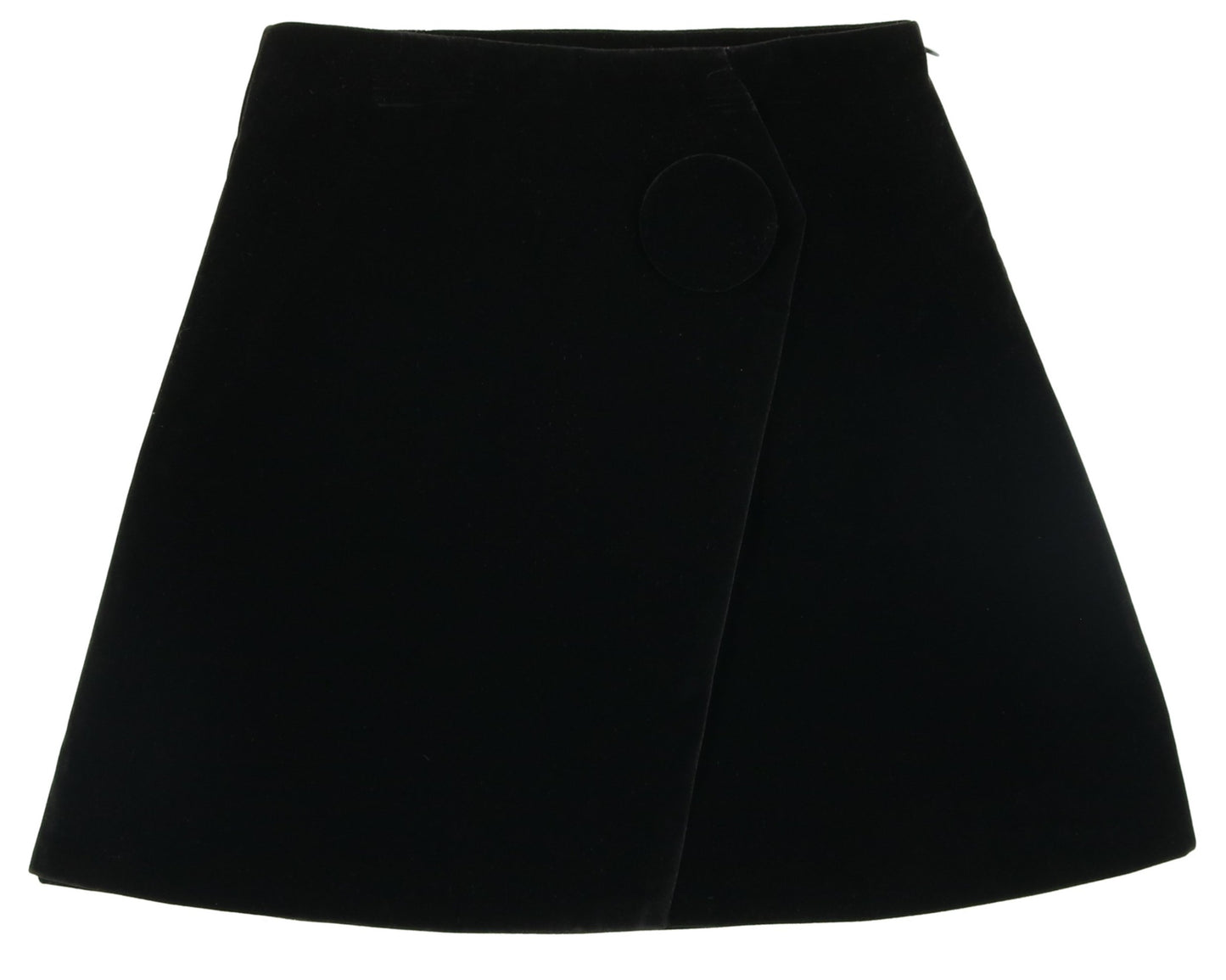 Coco Blanc Velvet Wrap Skirt