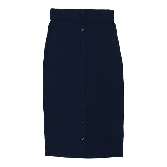 Coco Blanc Teens Ribbed Midi Skirt