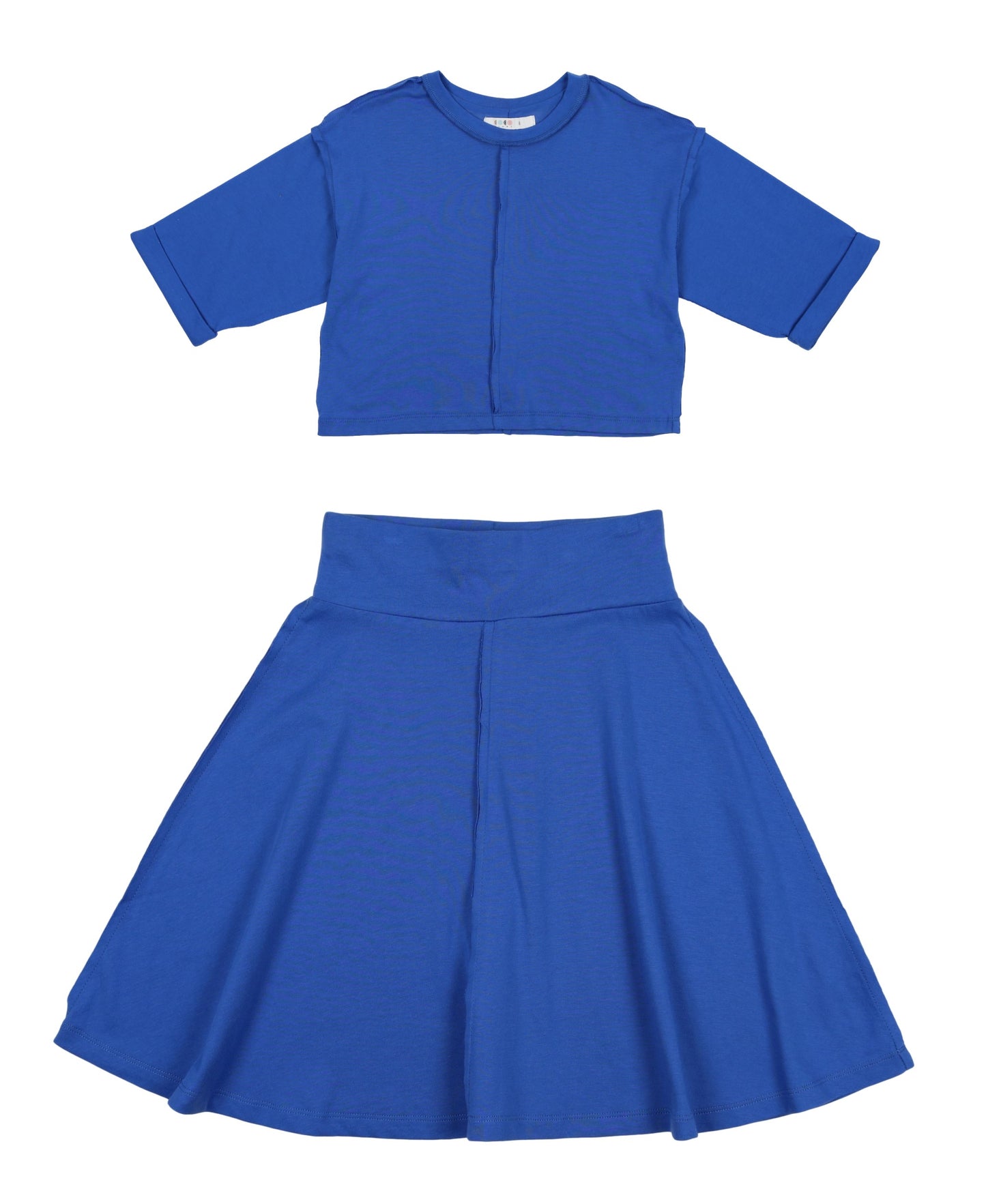 Coco Blanc Girls Top & Circle Skirt Outfit Set