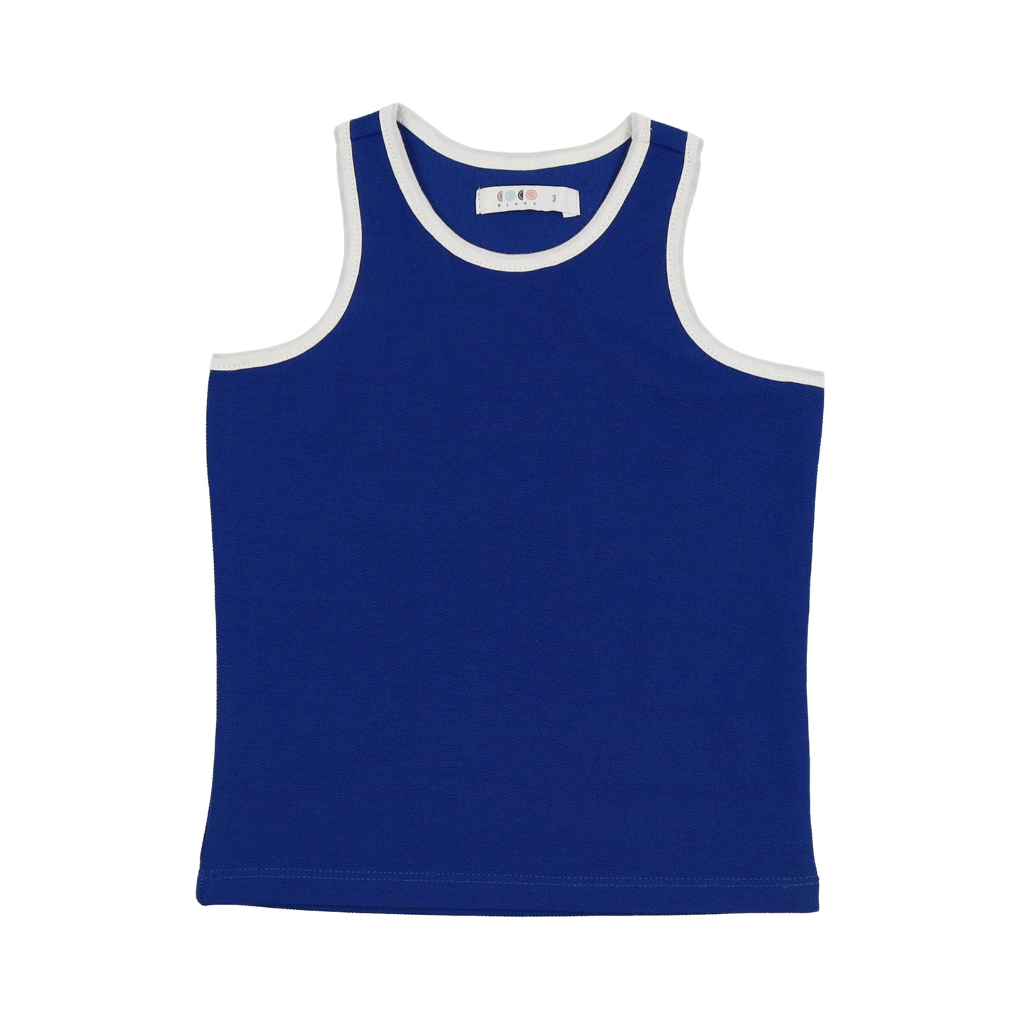 Coco Blanc Pique Tank + Biker Set