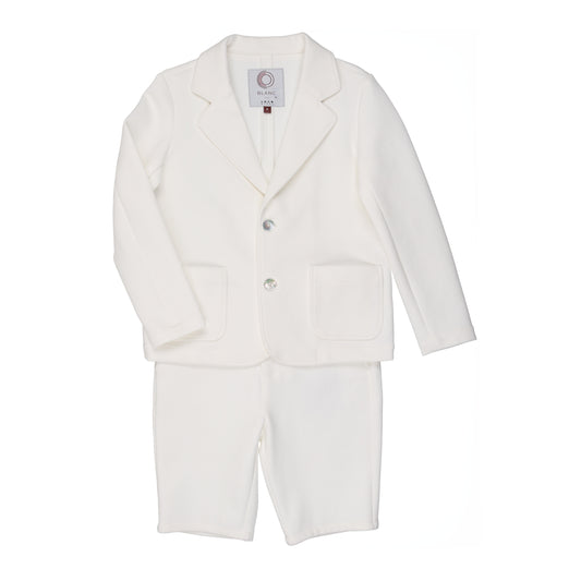 Coco Blanc Boys Pique Suit