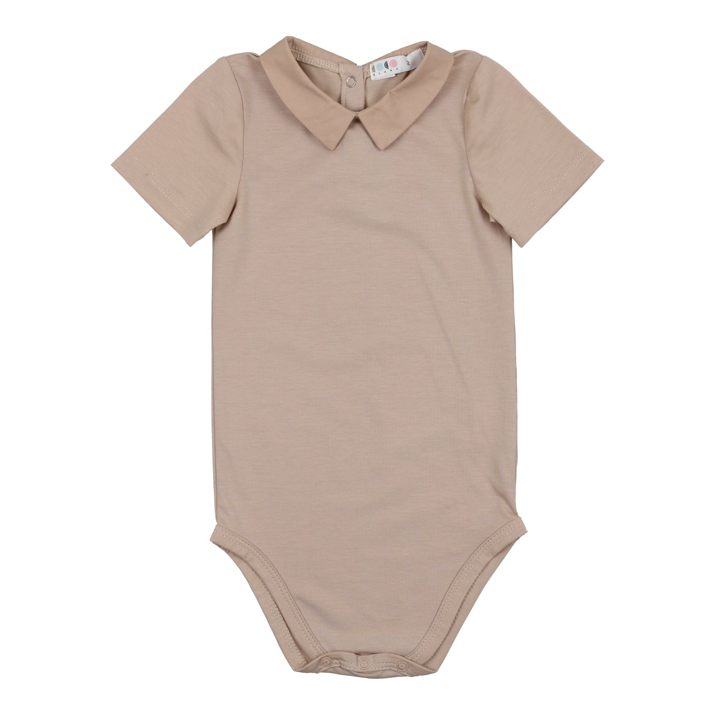 Coco Blanc Baby Peter Pan Collar Romper