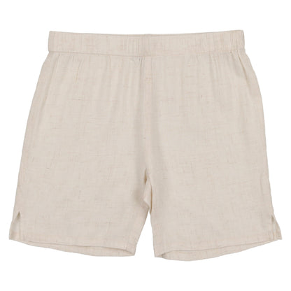 Coco Blanc Boys Linen Shirt & Short Outfit Set