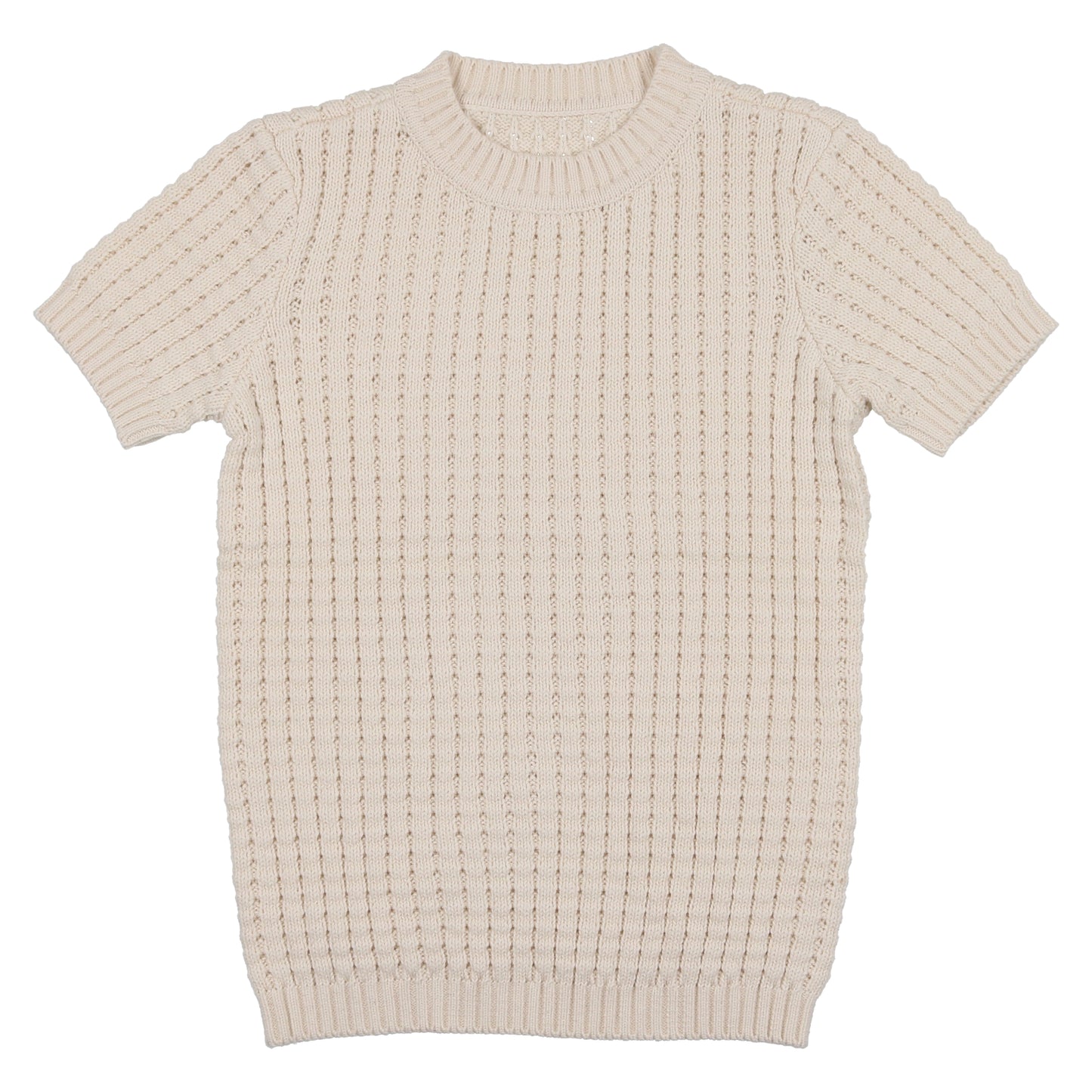 Coco Blanc Knit Pointelle Sweater