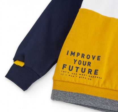 Boboli Crewneck Striped Sweater