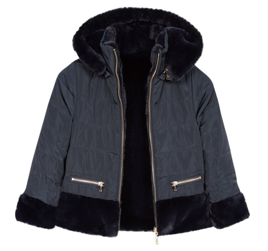 Tartine et Chocolat Reversible Puffer Jacket