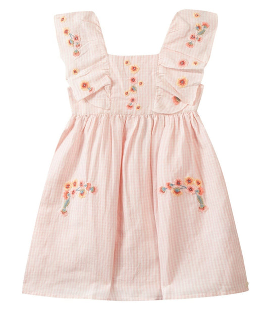 Tartine et Chocolat Micro Gingham Dress