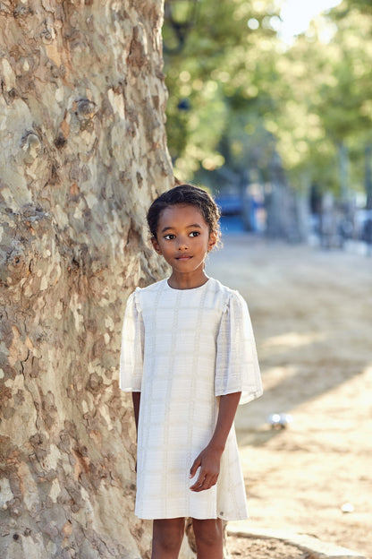 Tartine et Chocolat Metallic Dress