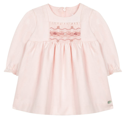 Tartine et Chocolat Toddler Pink Smock Dress