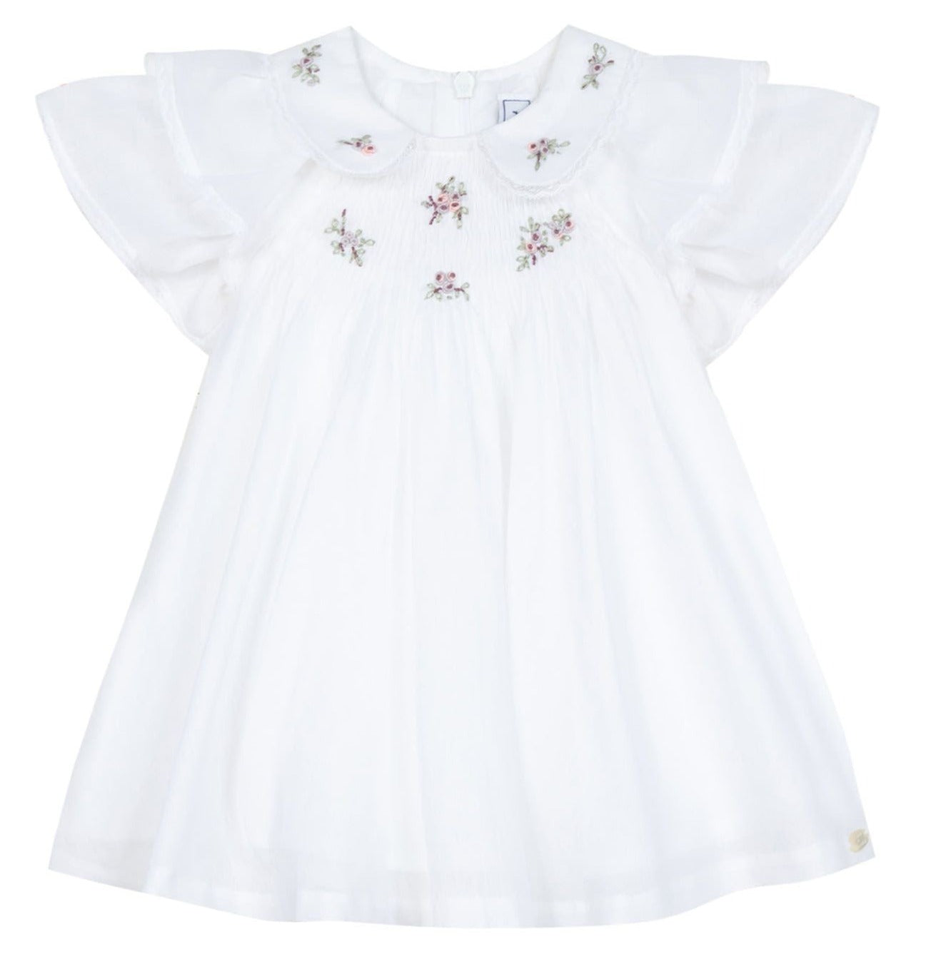 Tartine et Chocolat Baby Floral Embroidered Dress