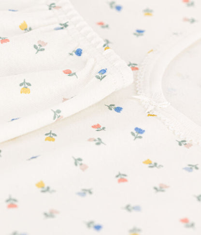 Petit Bateau SS Floral Print Loungewear Top & Shorts Set