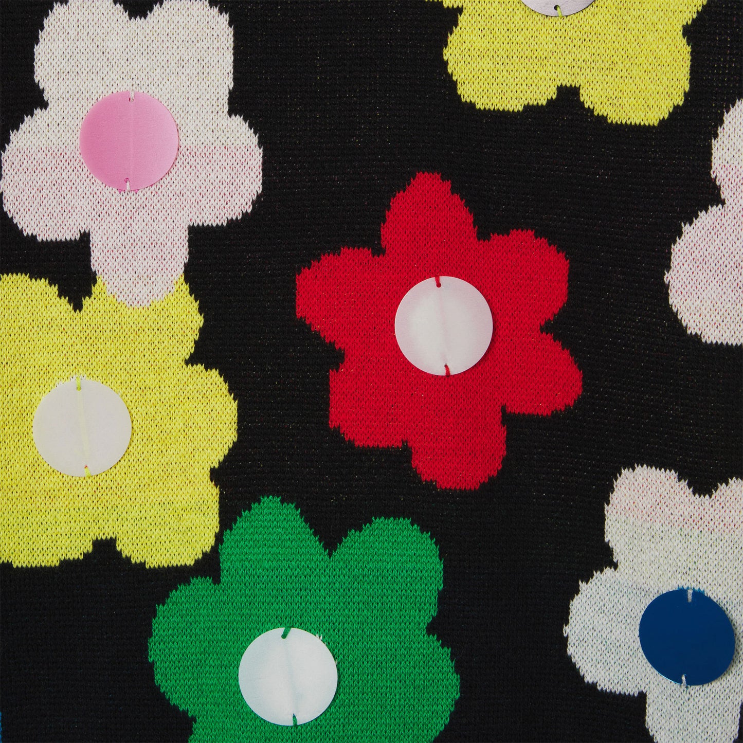 Stella McCartney Girl Flowers Intarsia Sweater