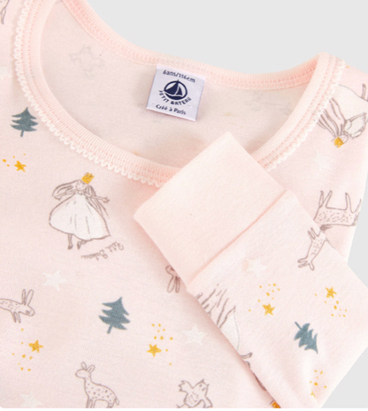 Petit Bateau Girls Tulle Ballerina Pajamas