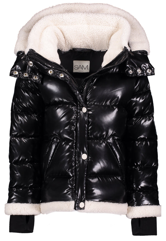 SAM. Outerwear Avery Patent Sherpa Jacket