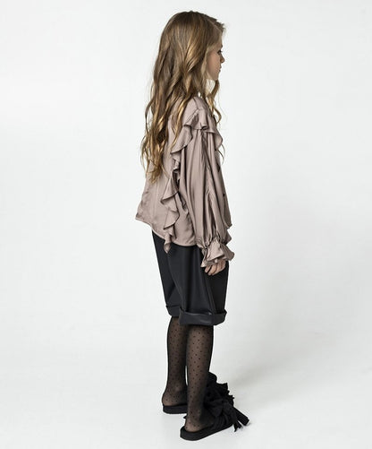 Unlabel Jog Ruffle Sleeve Top
