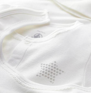 Petit Bateau Canova 4 PC Footie and Blanket Set