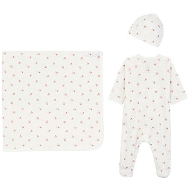 Petit Bateau Baby Girl 3 PC Toona Set