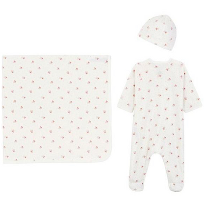 Petit Bateau Baby Girl 3 PC Toona Set