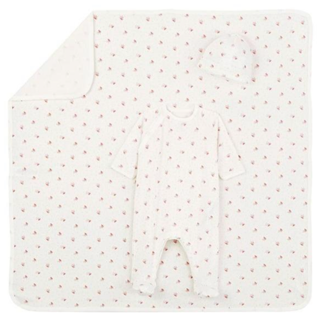 Petit Bateau Baby Girl 3 PC Toona Set