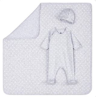 Petit Bateau Baby Boy Star 3pc Set