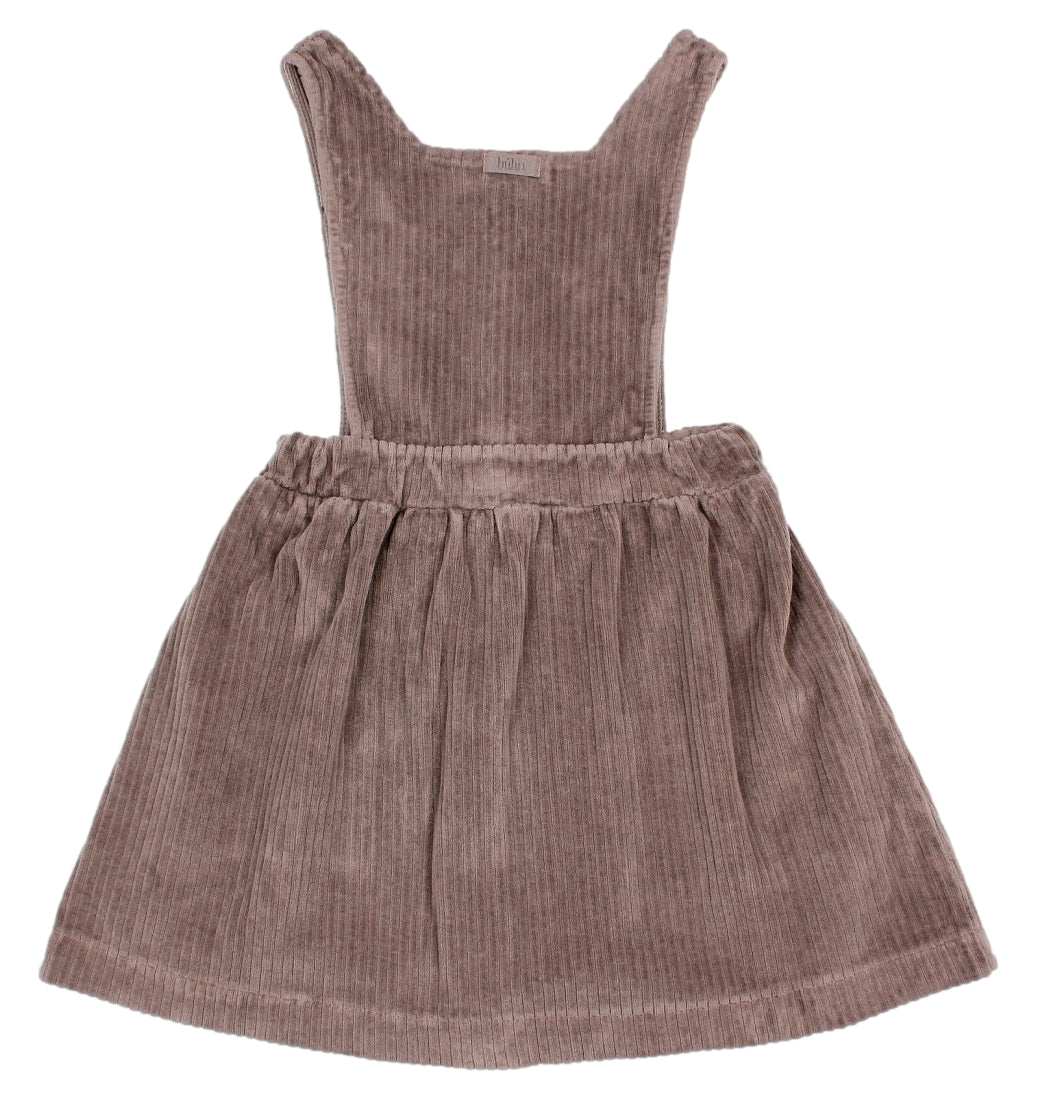 Buho Girls Knit Velour Dress