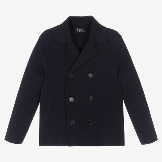 Il Gufo Boys Double Breasted Knitted Jacket