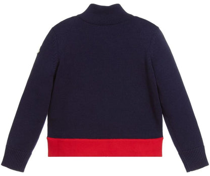 Moncler Quilt Front Cardigan
