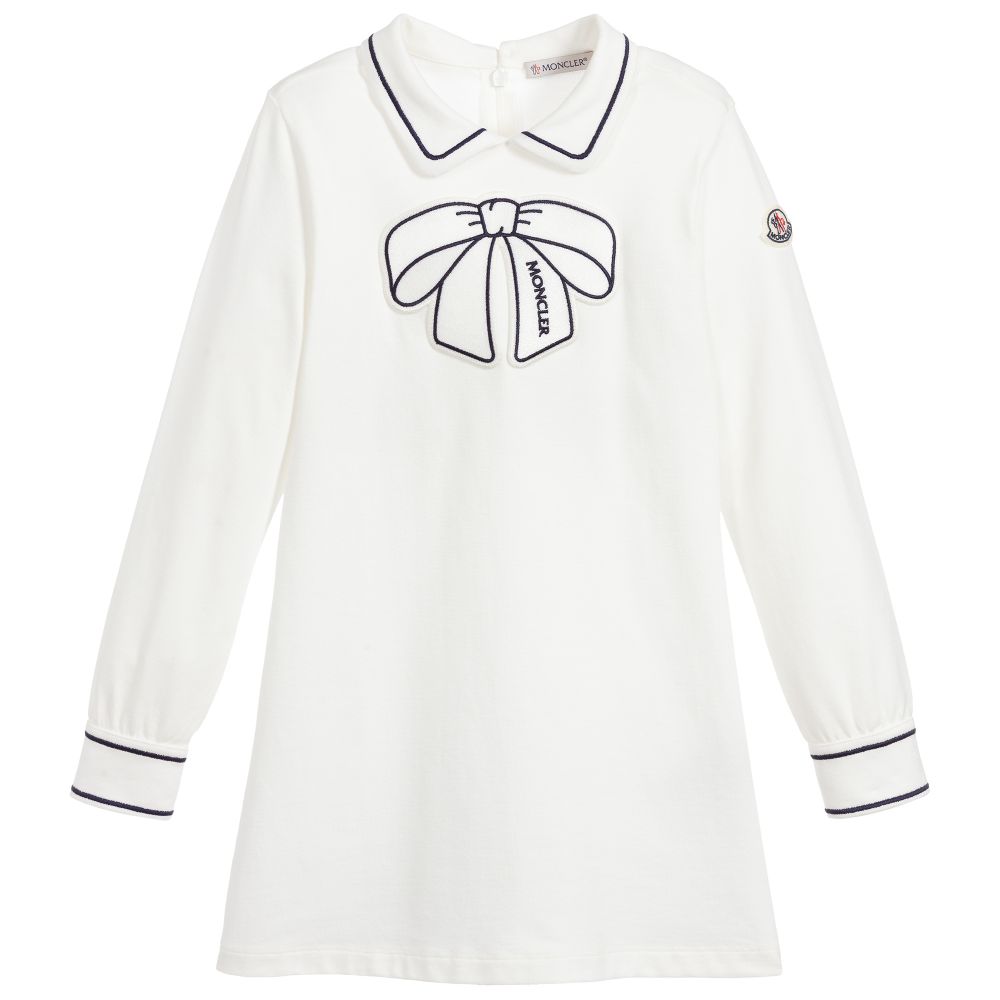 Moncler Long Sleeve Bow Dress
