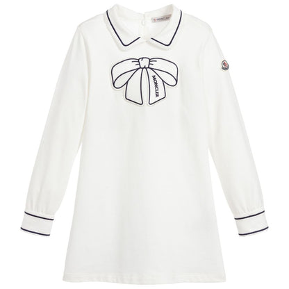 Moncler Long Sleeve Bow Dress