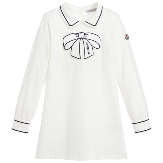 Moncler Long Sleeve Bow Dress