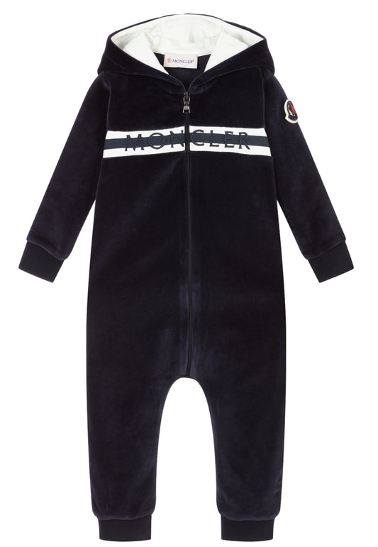 Moncler Baby Velour Romper