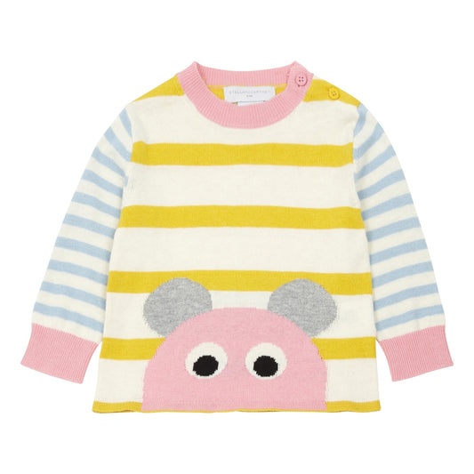 Stella McCartney Striped Sweater with Mouse