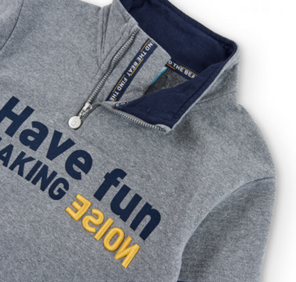 Boboli Boys Noise Fleece Sweatshirt