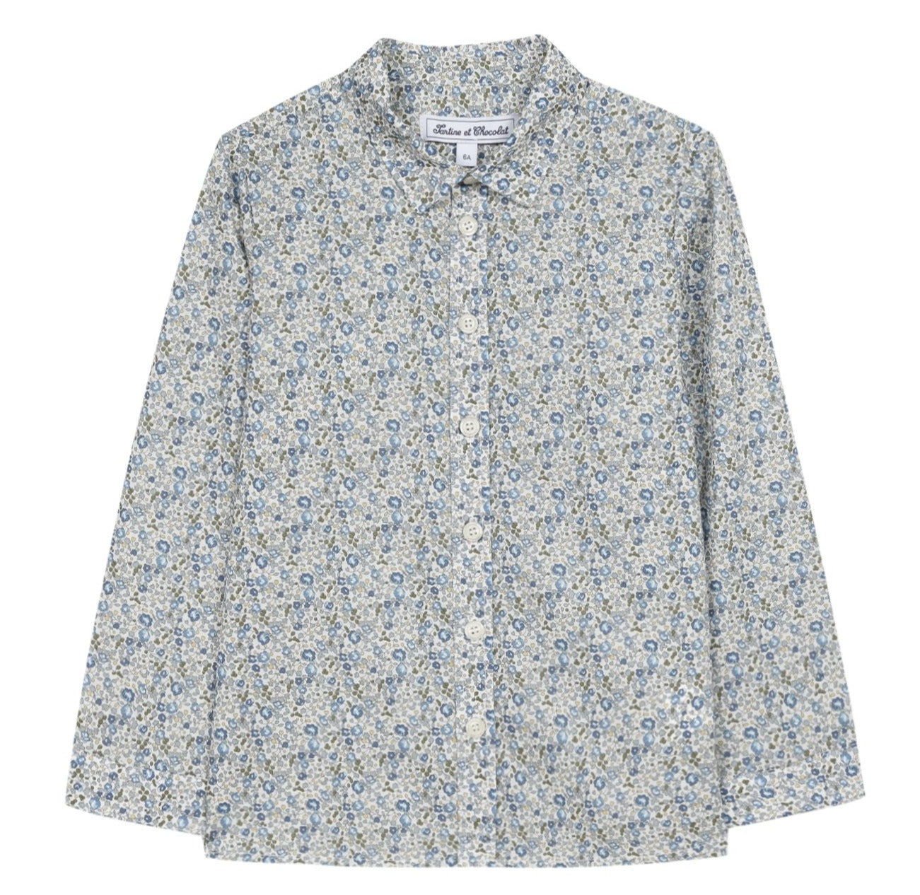 Tartine et Chocolat Boys Floral Dress Shirt