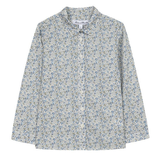 Tartine et Chocolat Boys Floral Dress Shirt