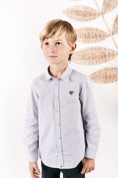 Tartine et Chocolat Check Dress Shirt