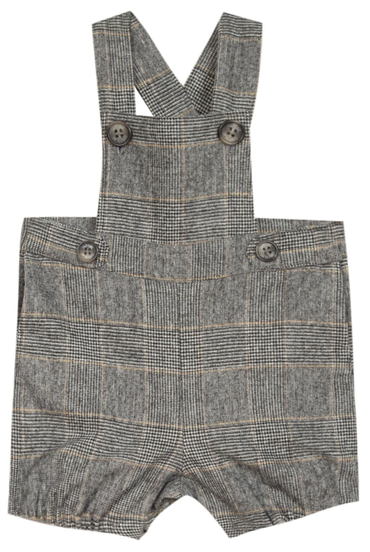 Tartine et Chocolat Baby Boys Plaid Overalls